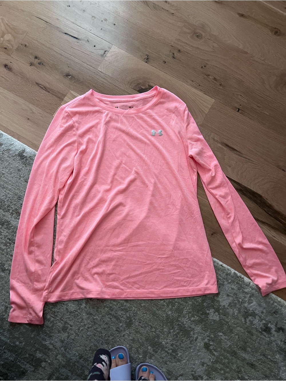 Under Armour Coral Pink Long-Sleeve Top